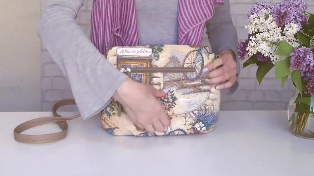 Сумка через плечо из гобелена женская Прованс 50 смотреть онлайн