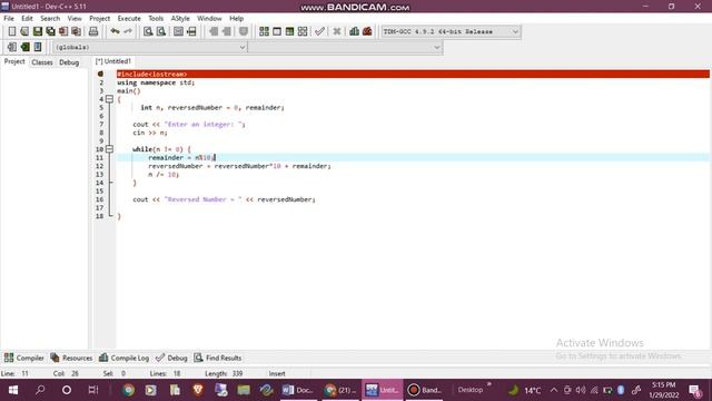 What is Nested loop and solve the reverse number program✅ #nestedloop