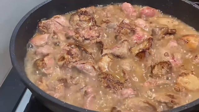 Паштет из куриной печёнки без блендера ???? рецепт в описании #еда #кулинария #рецепты
