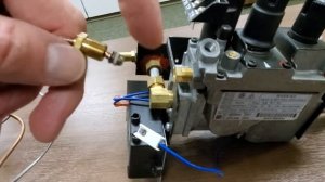 SIT 820 Nova gas valve t-couple connection