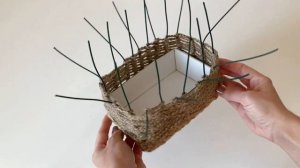 НЕВЕРОЯТНАЯ КРАСОТА из ДЖУТА своими руками / Jute craft idea