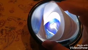 Лечение синей лампой /прогреваем верхние дыхательные пути!