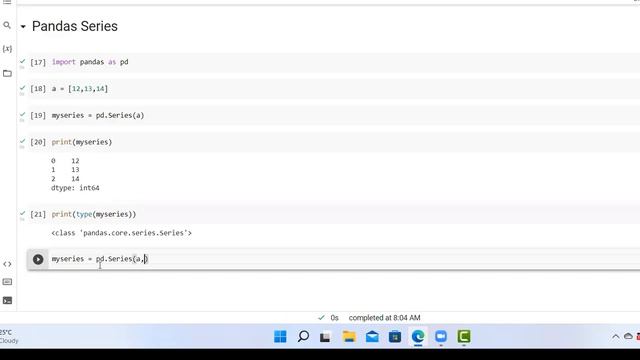 How to Create Series Using Dictionary In Pandas | How To Pass Argument In Pandas | смотреть онлайн