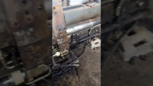 разбираем плиту от асфальтоукладчика фогел 1800-2