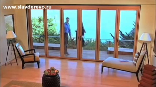 Складные двери ROTO Patio 6080 гармошка - компания Славдерево смотреть онлайн