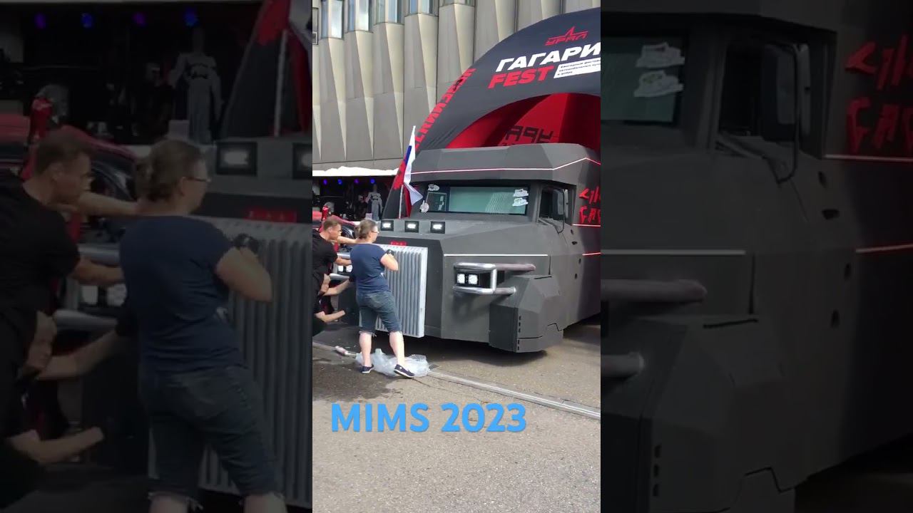 Самый большой сабвуфер, самый громкий автомобиль, стена динамиков, выставка MIMS 2023 смотреть онлайн