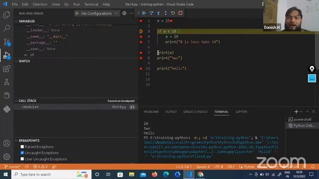 Python class-7 : Python if else- Offline Class