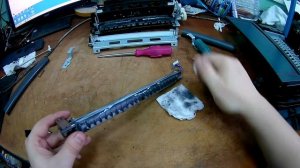 hp p3015 разборка, замена термопленки
