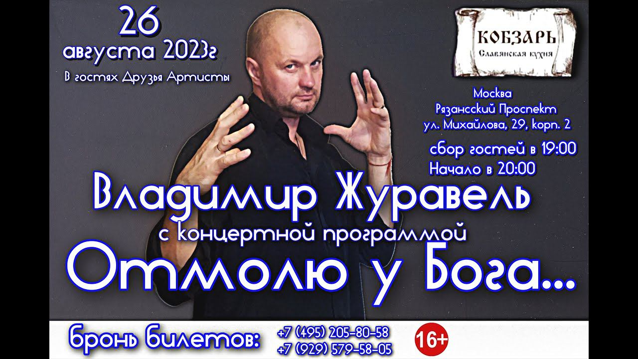 Владимир Журавель концерт 2023 Кобзарь смотреть онлайн