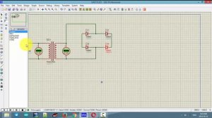 How to Convert AC 220v to DC 12v Simulation in Proteus