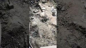 Бурение шнеком 300мм малогабариткой.