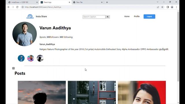 Insta Share Application (Insta Clone)| React Mini Project| NXTWAVE