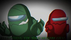Among us __Bullshit Liar Meme__ (- @Rodamrix  \- ⟨- Red and Fortegreen-⟩/-)