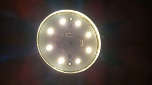 Процесс перегорания светодиодной лампы ecola 4200к 10w LED Premium GX53.
