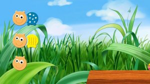 Разноцветные гусенички - настольная игра