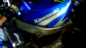 Снятие поддона двигателя на Kawasaki ZZ-R600