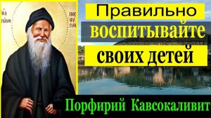 Любите своих детей! Правильно воспитывайте - Порфирий  Кавсокаливит