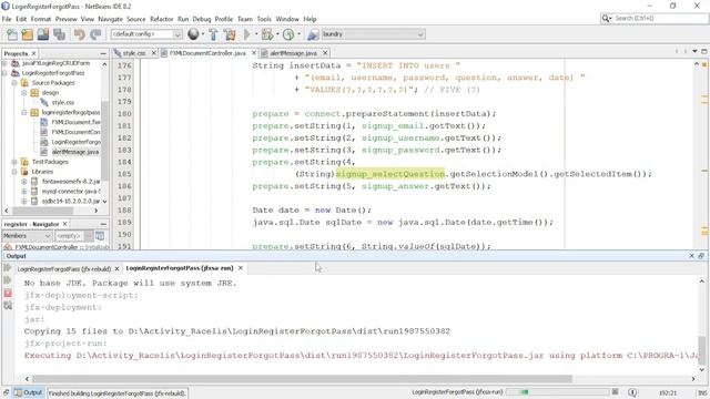 JavaFX Tutorial - Login, Registration and Forget Password Form with Source Code