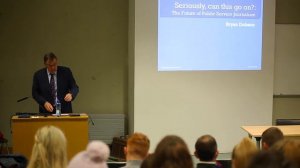 Bryan Dobson, RTE Broadcast Journalist and UL Adjunct professor of Journalism