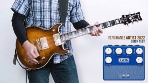 1978 Ibanez Artist 2622 | Quick test