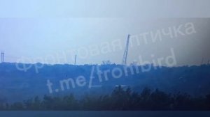 Уничтожение оборудования ВСУ на вышке ПТУРом. Херсонское напр./Destruction of the AFU equipment