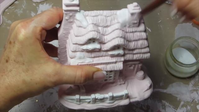 How to Decoupage a Christmas Village House to Pink Shabby Chic Beauty Decoupage смотреть онлайн