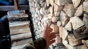 Как правильно сложить поленницу что-бы не упала
