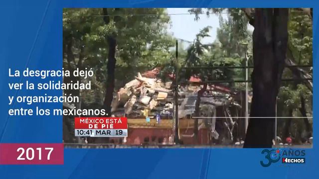 #30AñosDeHechos | Así reportamos el terremoto que sacudió a México el 19 de septiembre de 2017