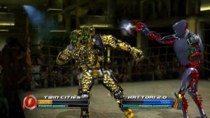 REAL STEEL THE VIDEO GAME - TWIN CITIES vs HATTORI 2.0