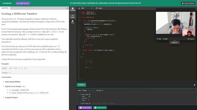 Java Mock Technical Interview on Pramp смотреть онлайн