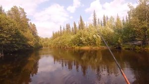 Рыбалка на хариуса на мушку. р. Утакан