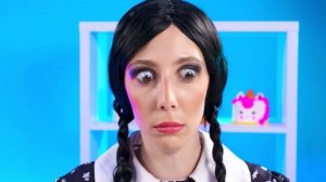 Кулинарный Челлендж: Уэнсдей Против Бабушки | Секретные Лайфхаки и Гаджеты от Fun Teen