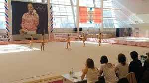 Соревнования по художественной гимнастике-групповое упражнение июнь23