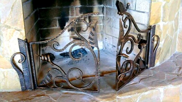 Открывающаяся каминная решетка дверца для камина кованая дверь на камин дизайн идеи смотреть онлайн