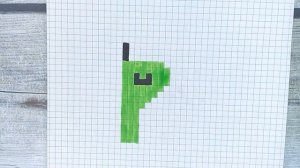 Как рисовать по клеточкам милого динозаврика / Рисунки по клеткам ? Лайк АРТ