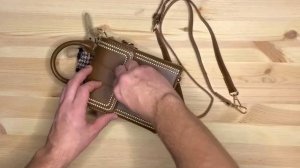 сумка коричневая