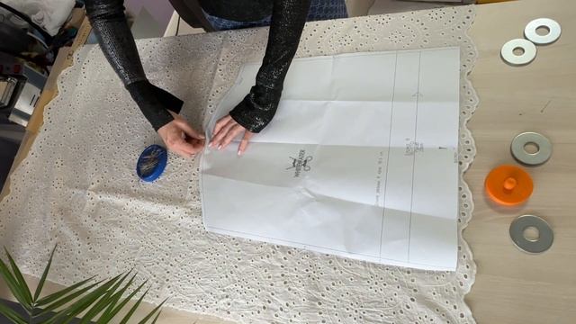 Как кроить ткань прошву (шитье).