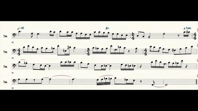 SOUL FULL VERSION Trombone solo Andy Martin- Trascription by Luigino Leonardi смотреть онлайн