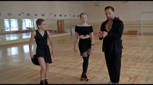 Румба: Работа стопы и колена. Андрей Ларин. Dance Class Veronika