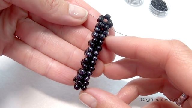 How to make a Beadwork for Hairclip - Easy DIY