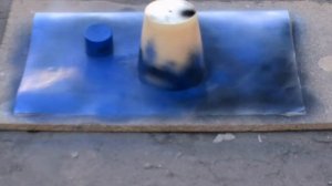 Рисунок аэрозолью. Космос, планеты.