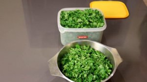 Петрушка. Заготовка на зиму.