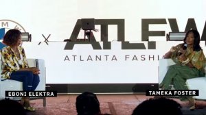 Atlanta Fashion Week Stage w/ Eboni Elektra and Tameka Foster