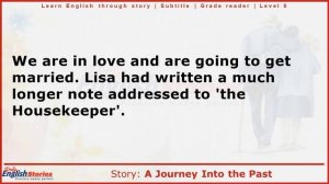 A Journey into the Past | Learn English through story level 6 | Subtitles