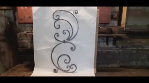 Кованый элемент для лестницы .