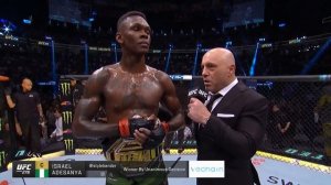 UFC 276: Исраэль Адесанья - Слова после боя