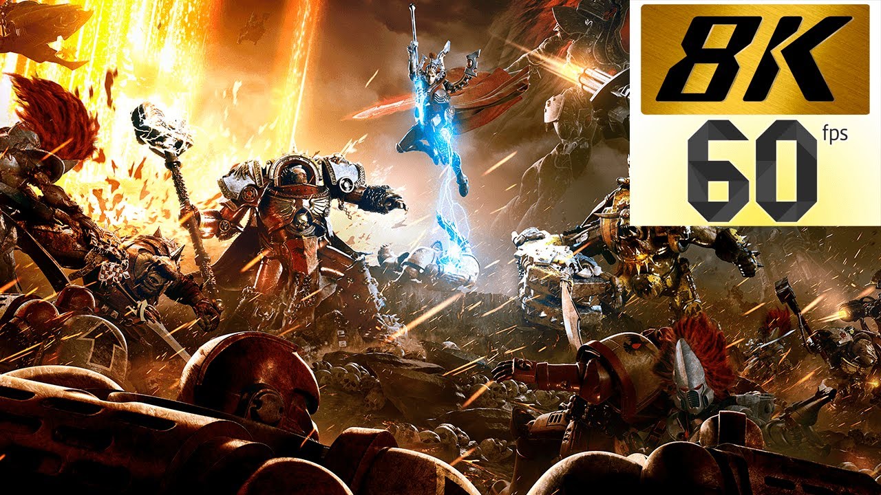 Warhammer 40,000 Dawn of War III - All Cinematics (  Special  8K 60FPS)
