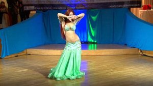 Anna Zhludova Belly Dancer Drum Solo