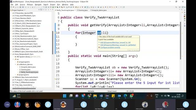 linklist in Java - Software Testing Online Classes смотреть онлайн