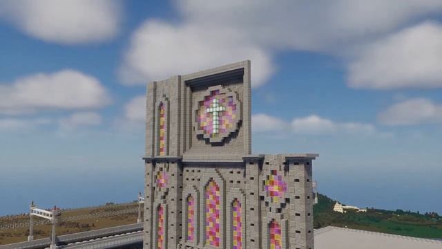 Let's Build a City #12: Cathedral - Minecraft Timelapse смотреть онлайн